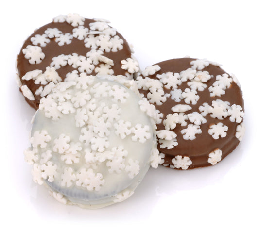 Winter Hand Dipped & Decorated  Sandwich Cookie- Single