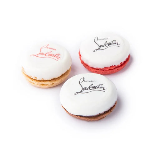 Logo Macarons -Demi Dipped Macaron- Single