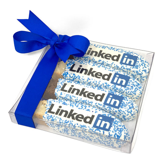 Logo Biscotti- Clear Gift Box of 4