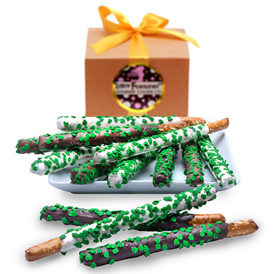 St. Patrick's Pretzel Wands Gift Box