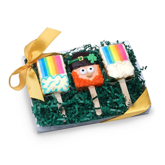 St. Patrick's Day Crizpy Treats- Gift Box of 3