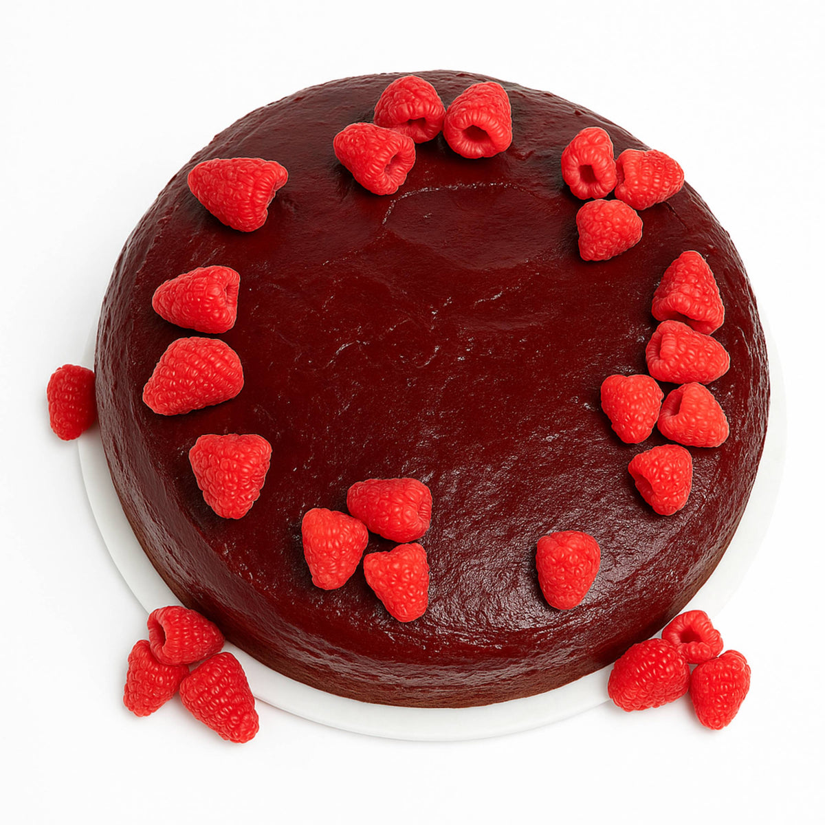 Andy Anand Gluten-Free Raspberry Chocolate Truffle Cake, 9-Inch, 2.8 lb – Handcrafted, Real Chocolate & California Cream, Birthday Gift Box