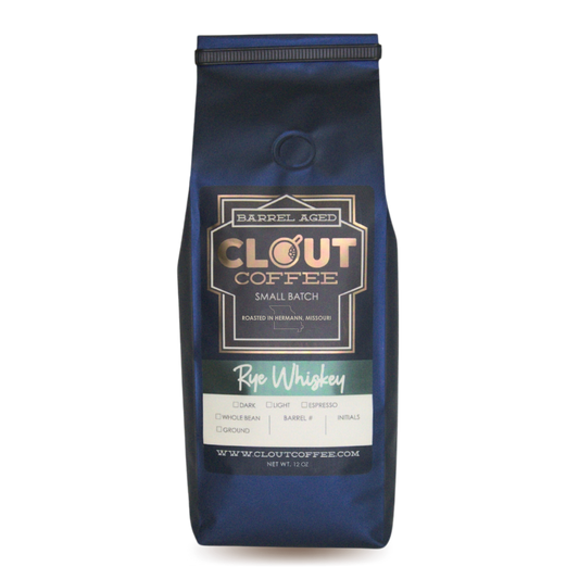Rye Whiskey Barrel Aged Coffee, 12oz