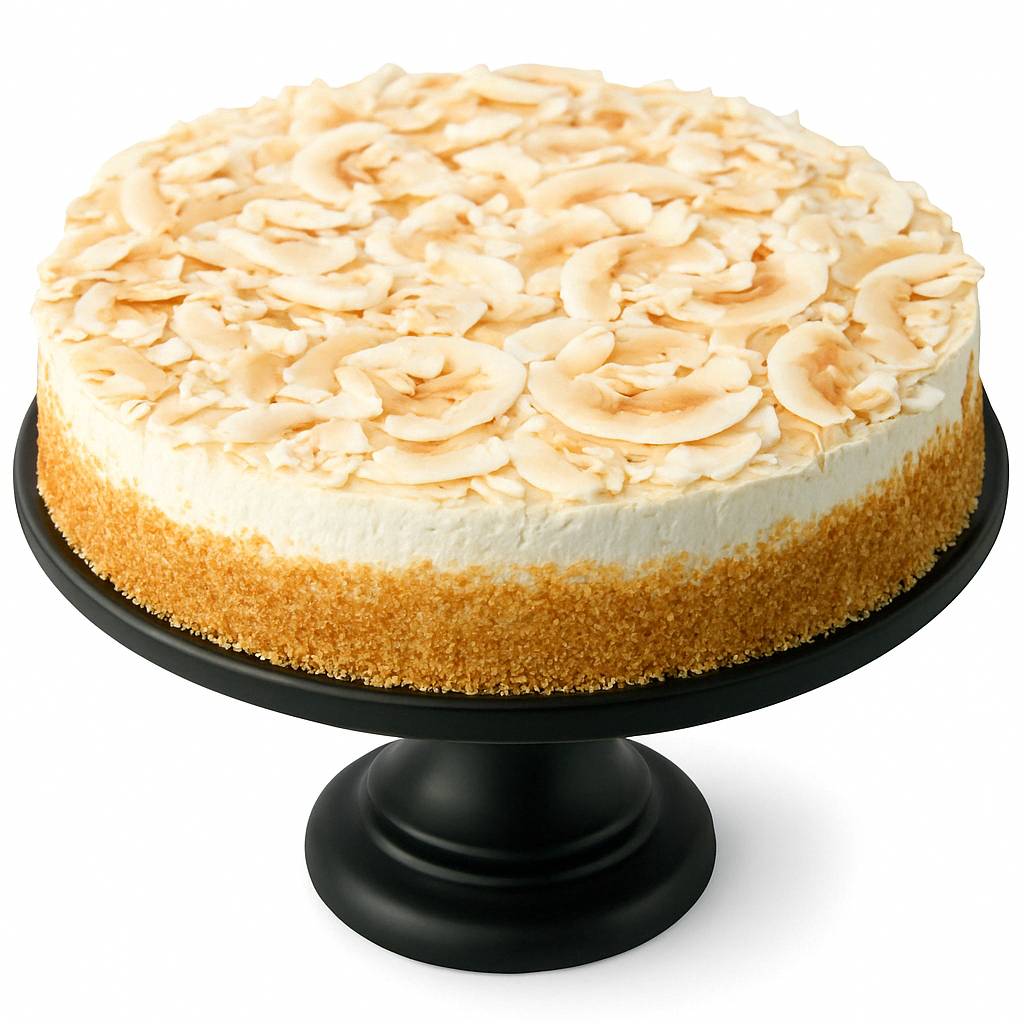 Andy Anand Sugar-Free Coconut Lemon Cake 2.8 Lb | Real Lemon Ganache & Shredded Coconut | Stevia Sweetened | Keto & Diabetic-Friendly | Freshly Baked to Order, Never Frozen