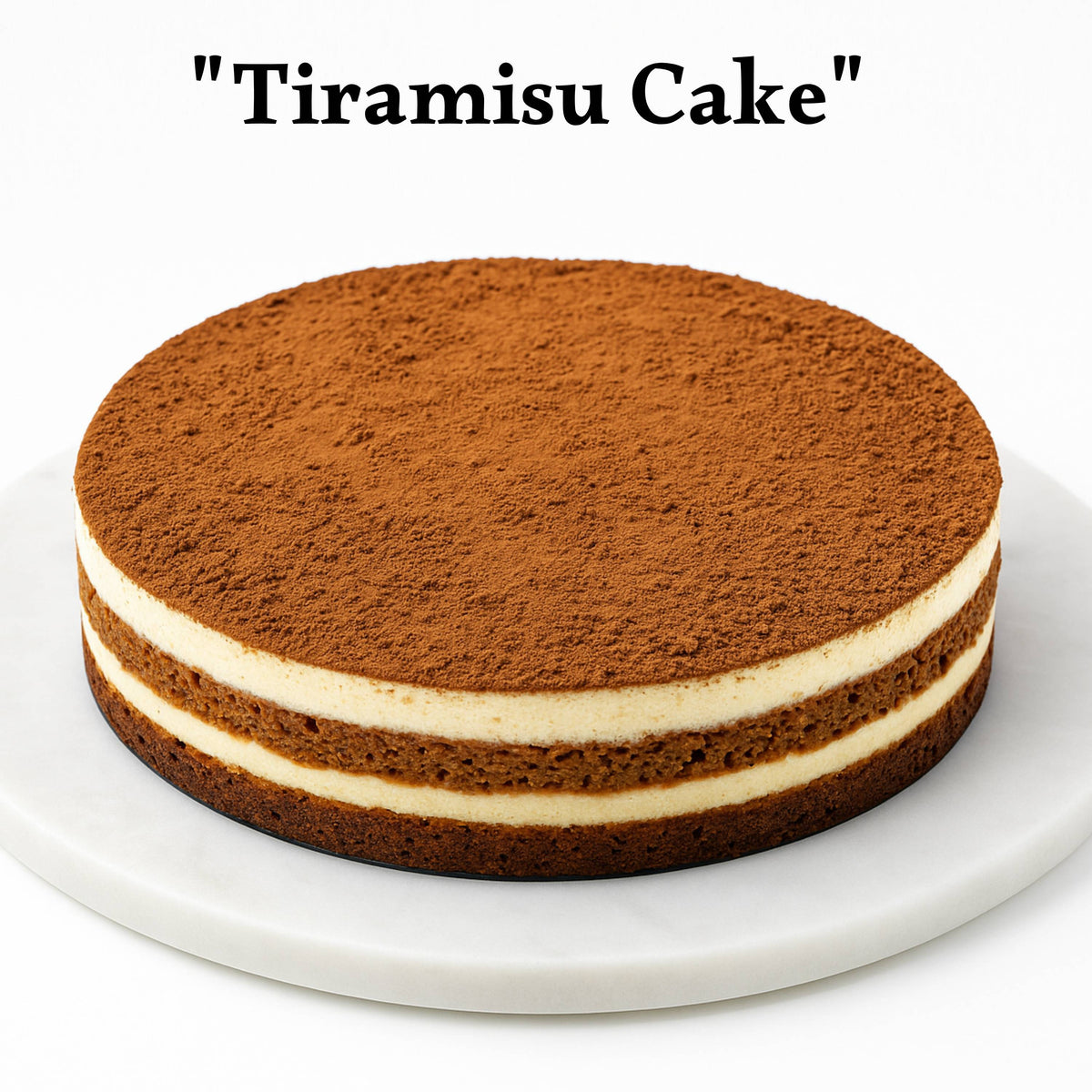 Andy Anand Sugar-Free Tiramisu Mousse Chiffon Cake, 2.2 lb – Coffee Sponge, Mascarpone Mousse, Keto & Diabetic-Friendly Birthday Gift Box