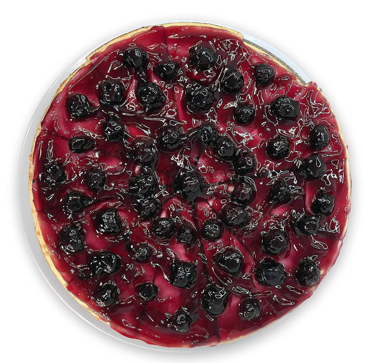 Andy Anand Luxurious Blueberry Cheesecake, 9-Inch, 2 lb – Handcrafted with Real California Cream Cheese, Juicy Blueberries, Birthday Gift