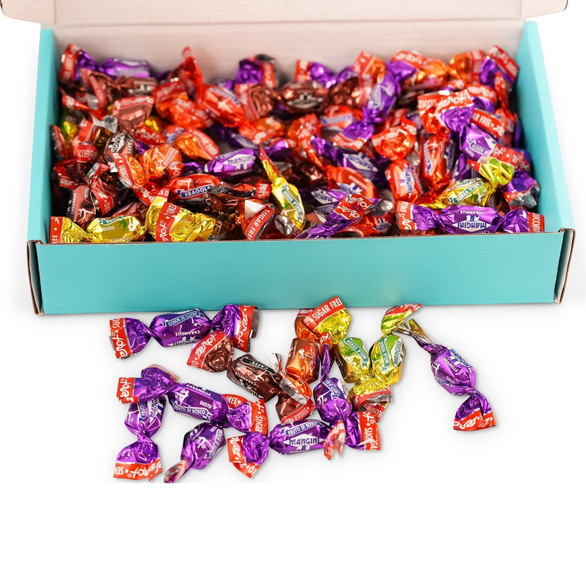 Andy Anand Sugar-Free Italian Fruit Hard Candy, 85 pc, 7 oz – Stevia Sweetened, Gluten-Free, Keto & Diabetic-Friendly Assorted Gift Box