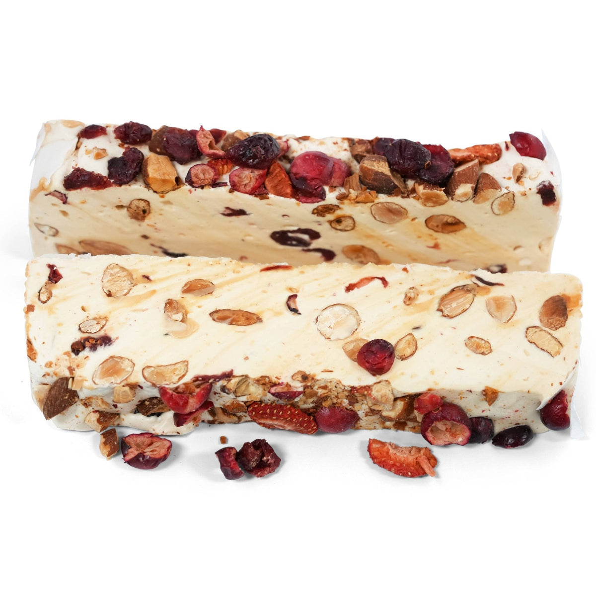 Andy Anand Gluten-Free French Almond Nougat with Red Fruits & Wildflower Honey, 7 oz – Artisan European Confection, Birthday & Holiday Gift