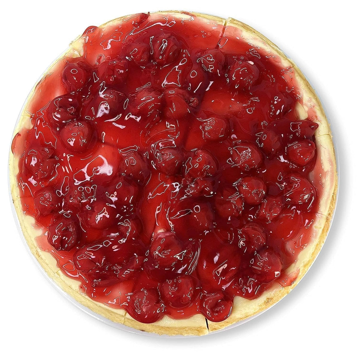Andy Anand Sugar-Free Cherry Cheesecake, 9-Inch, 3.4 lb – Diabetic-Friendly, Freshly Baked, California Cream Cheese, All-Natural Gift Box
