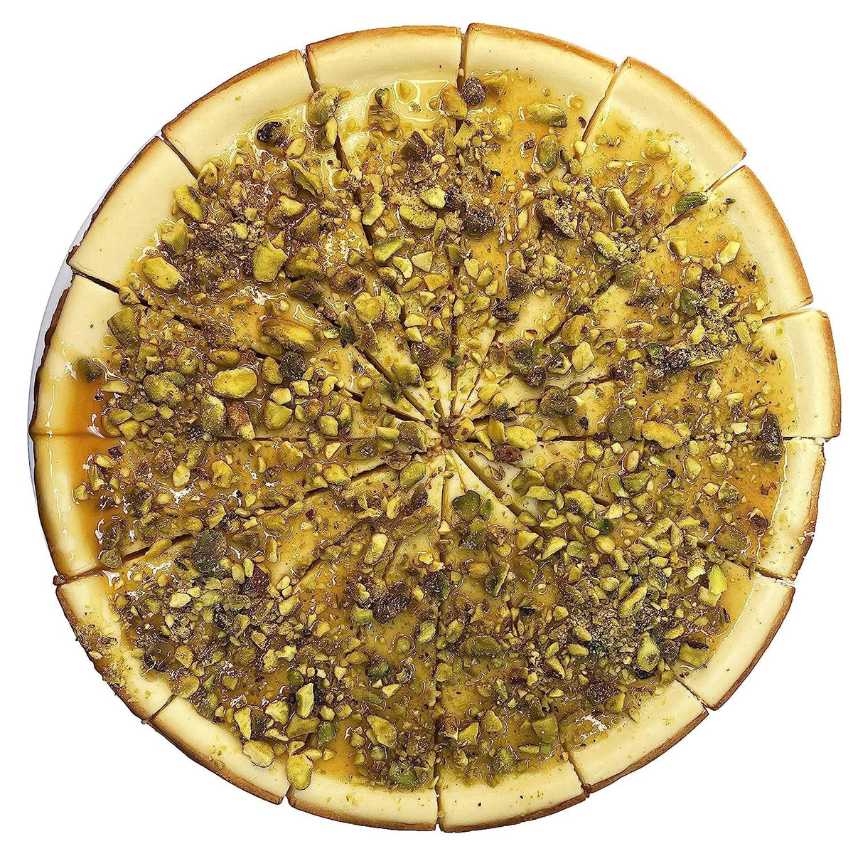 Andy Anand Gluten-Free Caramel Pistachio Cheesecake, 9-Inch, 2 lb – Freshly Baked, Real California Cream Cheese, No Preservatives Gift Box