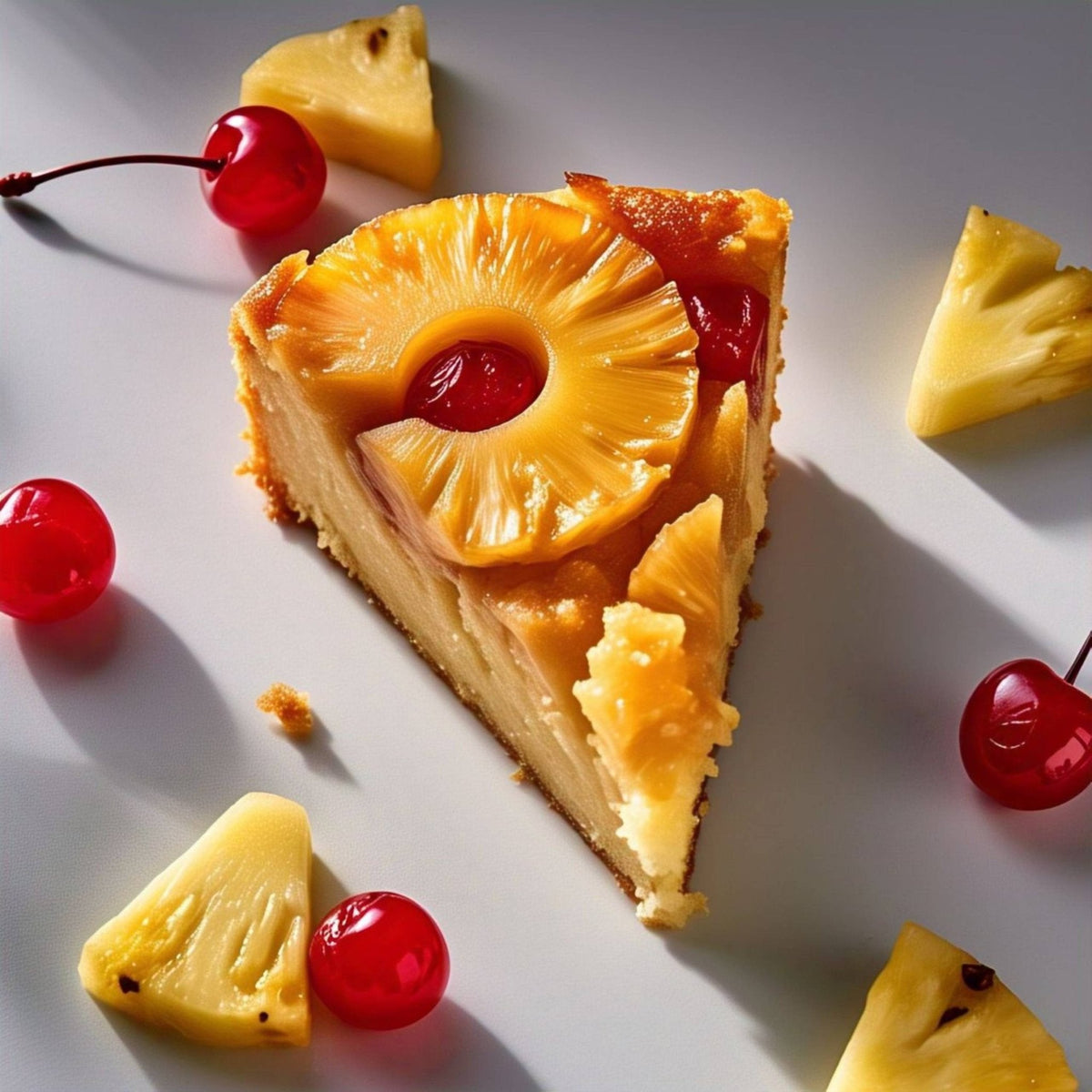 Andy Anand Gluten-Free Dairy-Free Pineapple Upside-Down Cake, Vegan-9-Inch, 2.4 lb – Caramelized Pineapple, All-Natural, No Preservatives, Birthday Gift Box