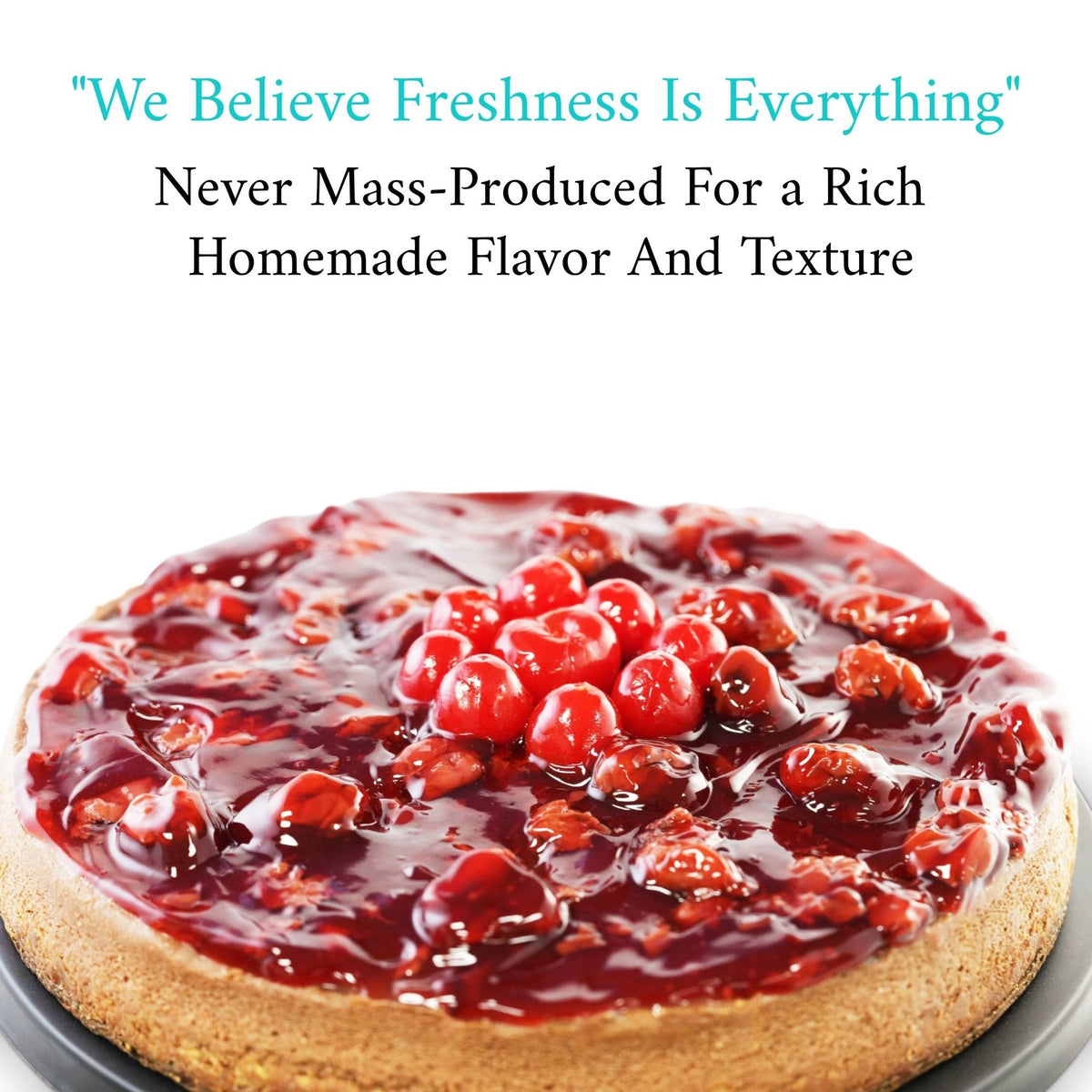 Andy Anand Sugar-Free Chocolate Cherry Cheesecake, 9-Inch, 2.8 lb – Real Truffles, Diabetic-Friendly, California Cream Cheese Gift Box