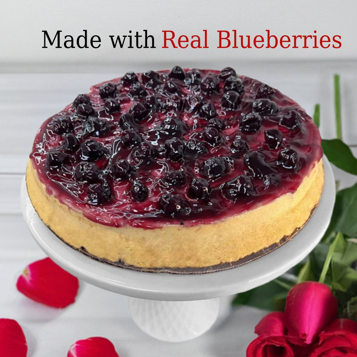 Andy Anand Sugar-Free Gluten-Free Blueberry Cake, 2.5 lb – Keto & Diabetic-Friendly, Real Blueberries, Birthday & Holiday Gift