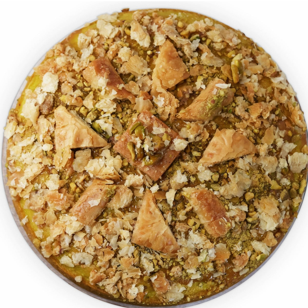 Andy Anand Sugar-Free Baklava Pistachio Cake, 9-Inch, 2.8 lb – Turkish & California Fusion, Keto, Diabetic-Friendly Birthday Gift Box