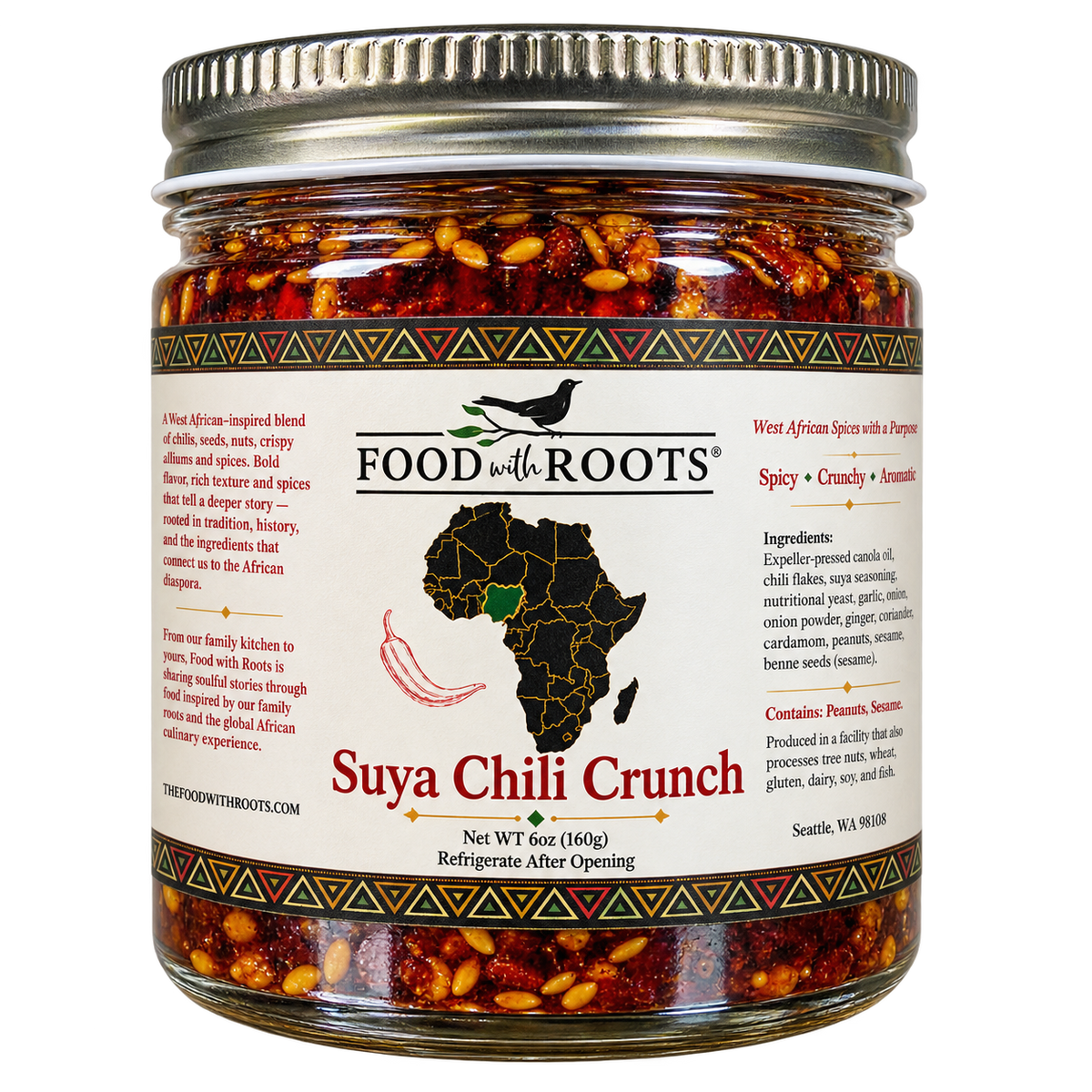 Suya Spiced Chili Crunch (contains peanuts)