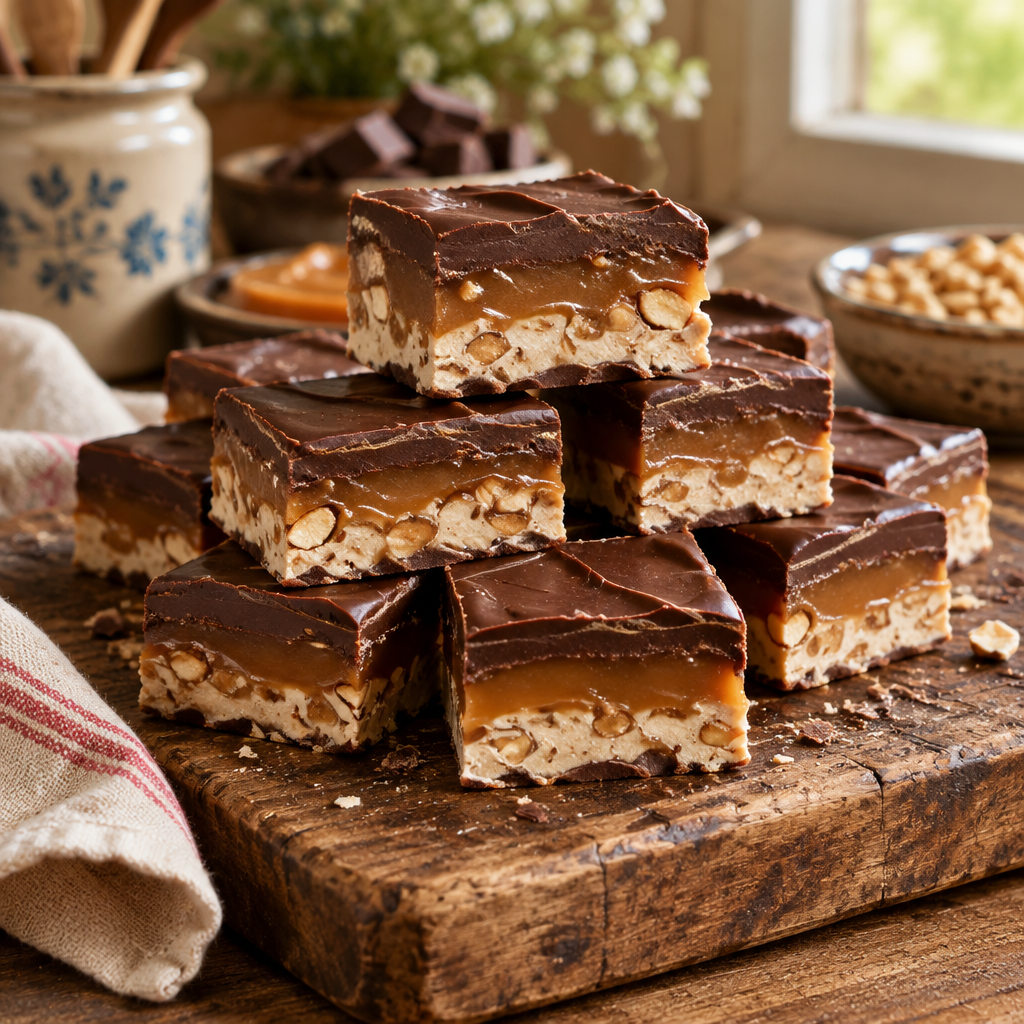 Chocolate Caramel Fudge