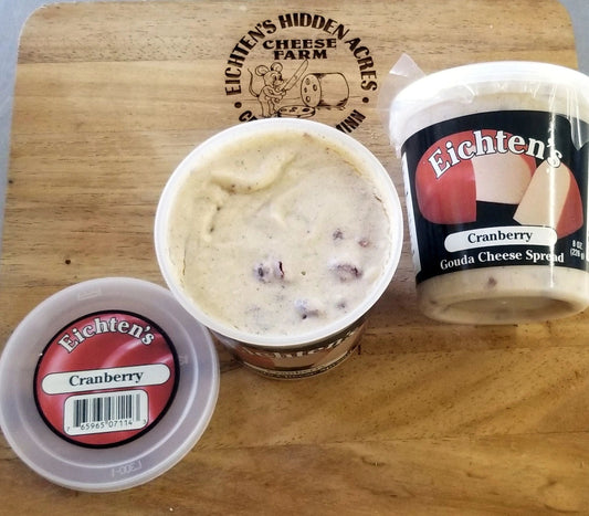 Gouda Cheese Spread - Cranberry 8 oz - Eichtens Cheese