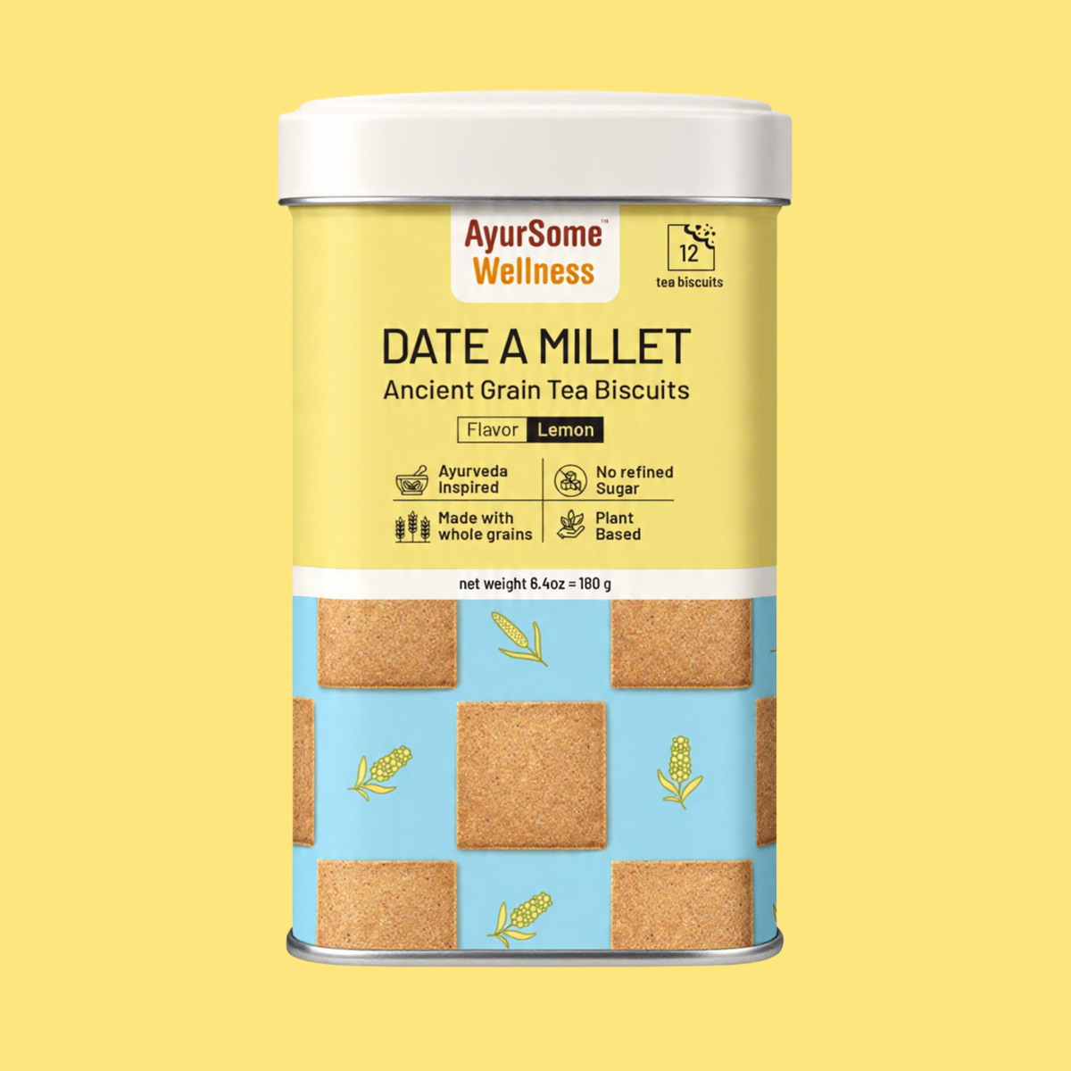 Date-A-Millet | Ancient Grain Tea Biscuits