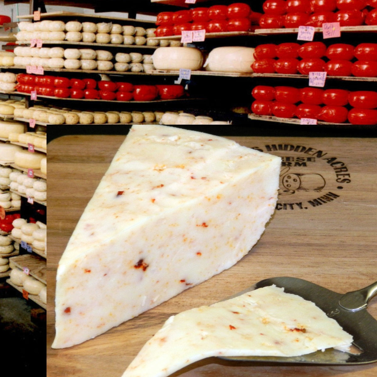 Chipotle Pepper Gouda Cheese - Eichtens Cheese