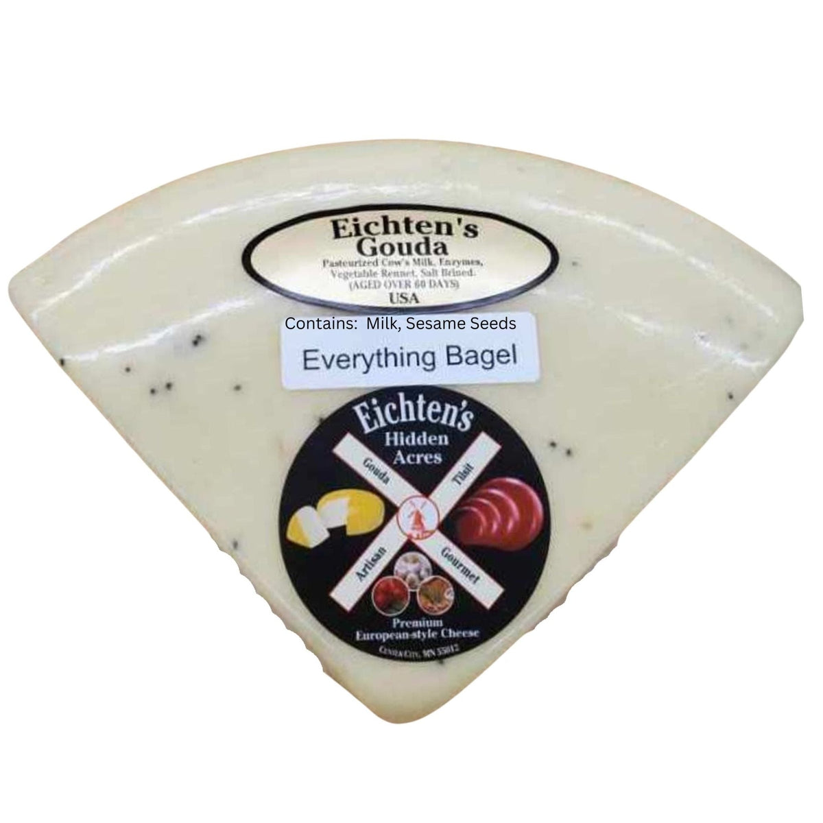 Everything Bagel Gouda Cheese- Eichtens Cheese