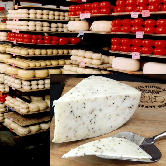 Peppercorn Garlic Gouda Cheese - Eichtens Cheese