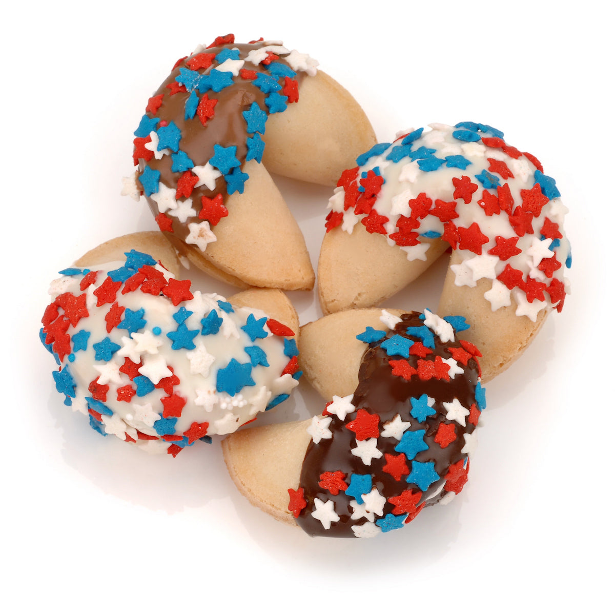 Patriotic Classic Size Fortune Cookies