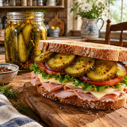 Homestyle Spicy Dill Pickles