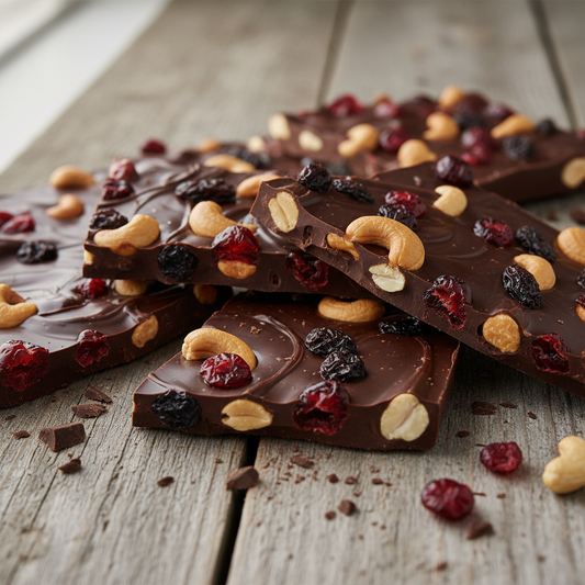 Fruit & Nut Chocolate Bark - Handcrafted Gourmet Confection