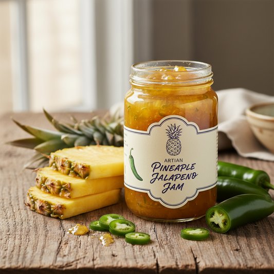 Pineapple Jalapeño Jam - Sweet & Spicy Artisan Preserves