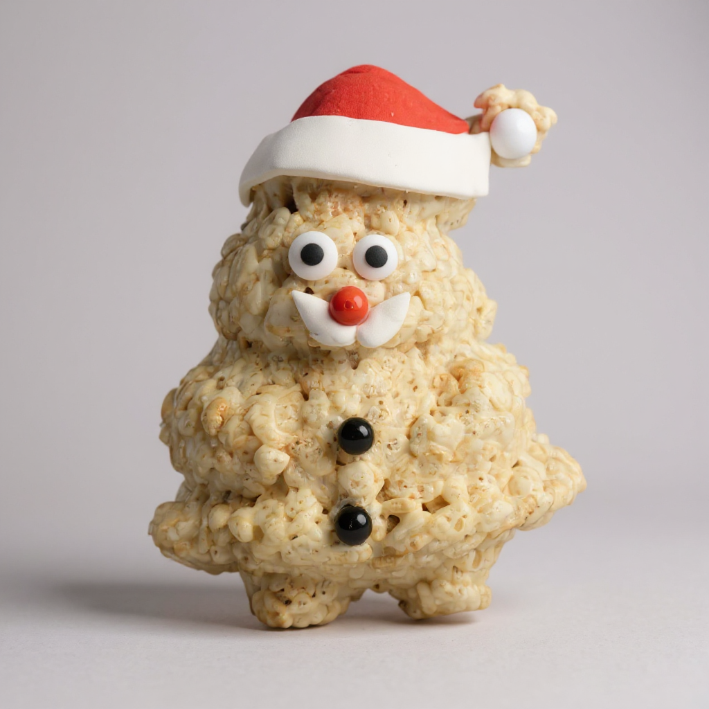 Santa Claus Rice Crispie Treats
