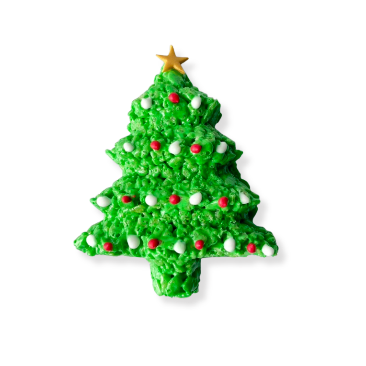 Christmas Tree Rice Crispie Treats