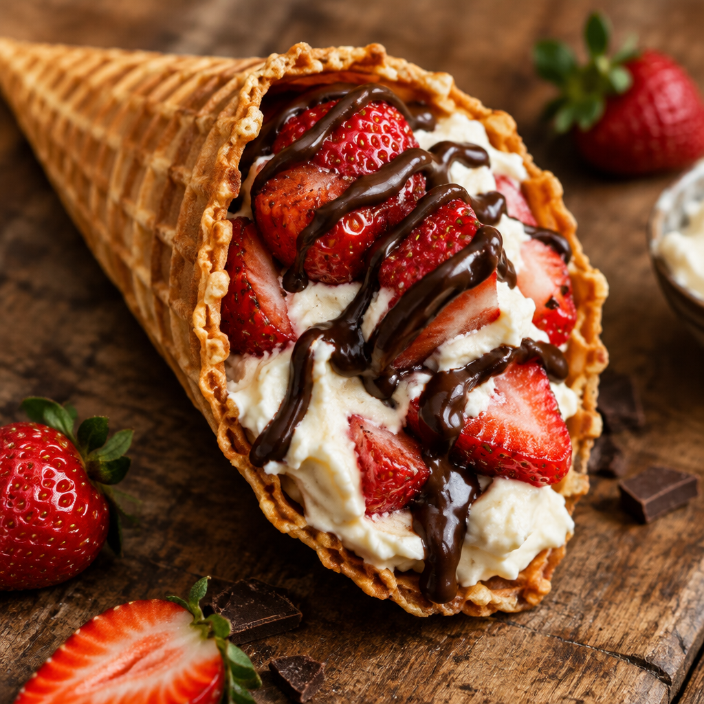 Waffle Cone Close-up