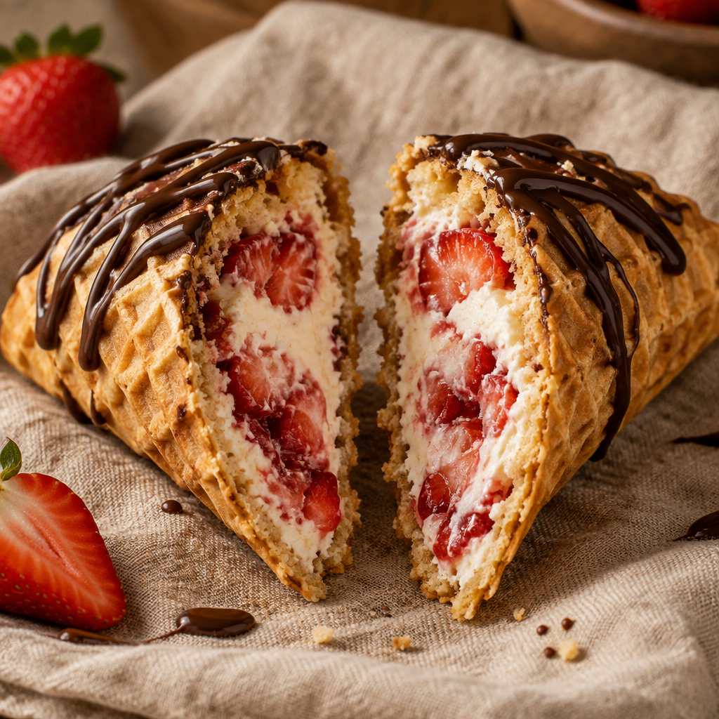 Waffle Cone Cross-section